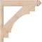 Ekena Millwork Merced Smooth Arts and Crafts Outlooker, Douglas Fir, 5 1/2"W x 26"D x 26"H OUT06X26X26MRC03SDF - alternate 4